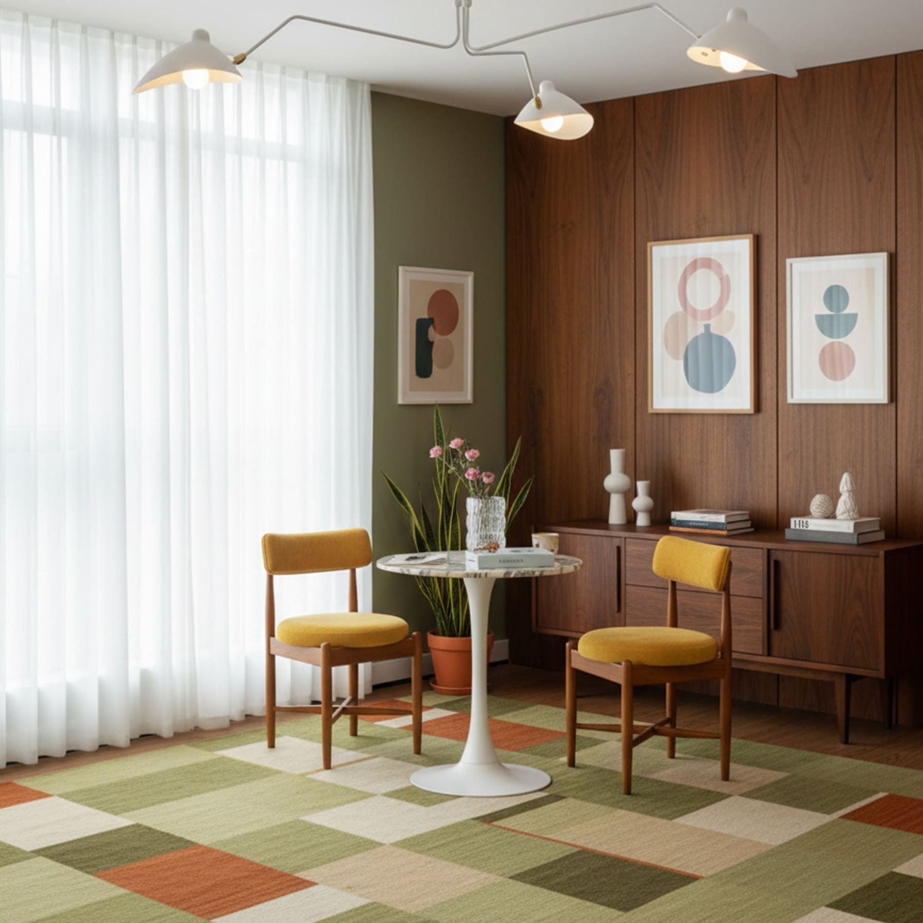 Modern Linear Metal Ceiling Light With Adjustable Color Temperature — Greenwich Home & Living