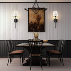 Transitional Aluminum Wall Light With Rechargeable Remote-Control Bulb — Greenwich Home & Living