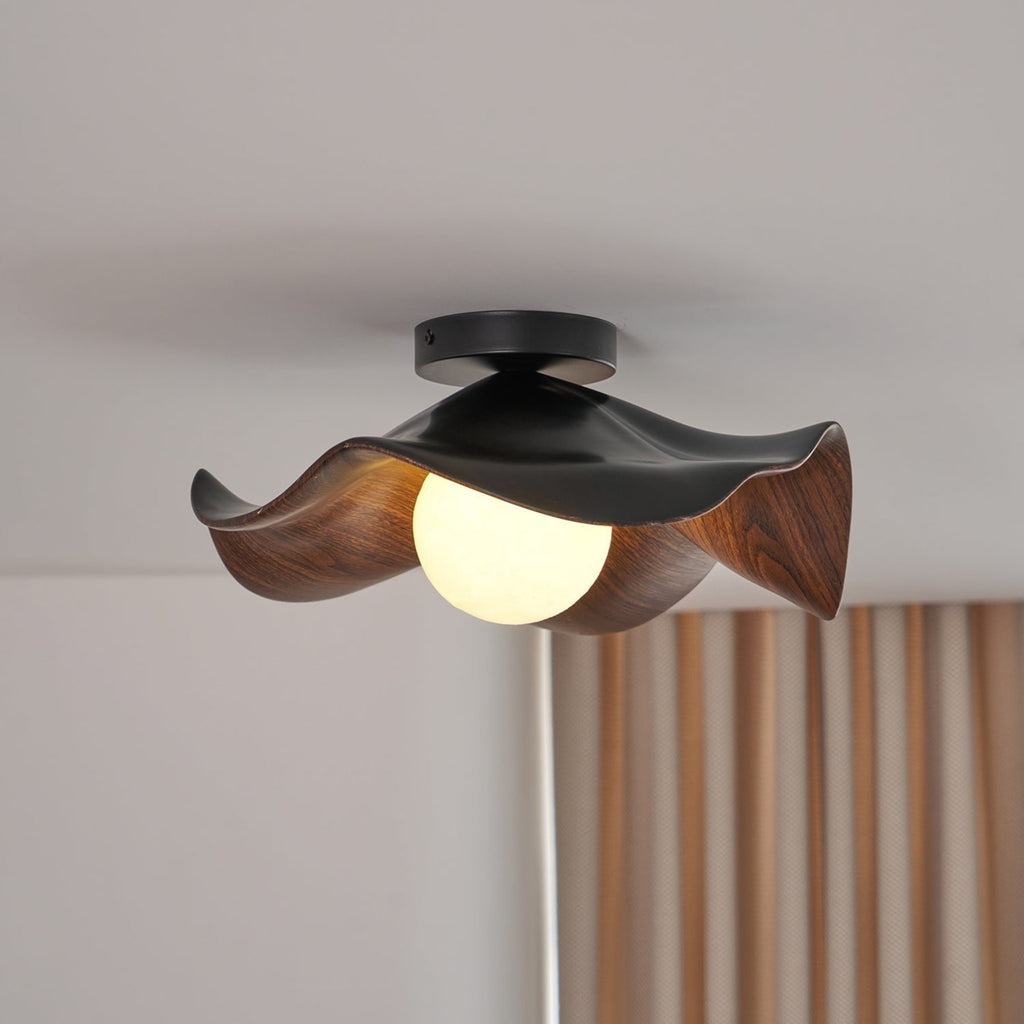 Scandinavian Resin Ceiling Light With Three-Color Light for Living Room — Greenwich Home & Living