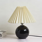 Contemporary Ceramic Table Lamp With Fabric Shade for Living Room — Greenwich Home & Living