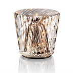 Modern Crystal Table Lamp With Warm Glow For Living Room and Bedroom in White — Greenwich Home & Living