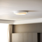 Minimalist Metal Flush Mount Ceiling Light With Bright Daylight LED — Greenwich Home & Living