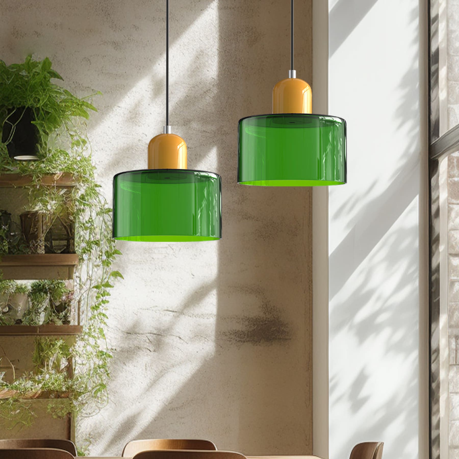 Modern Glass Pendant Light for Dining Room and Kitchen — Greenwich Home & Living