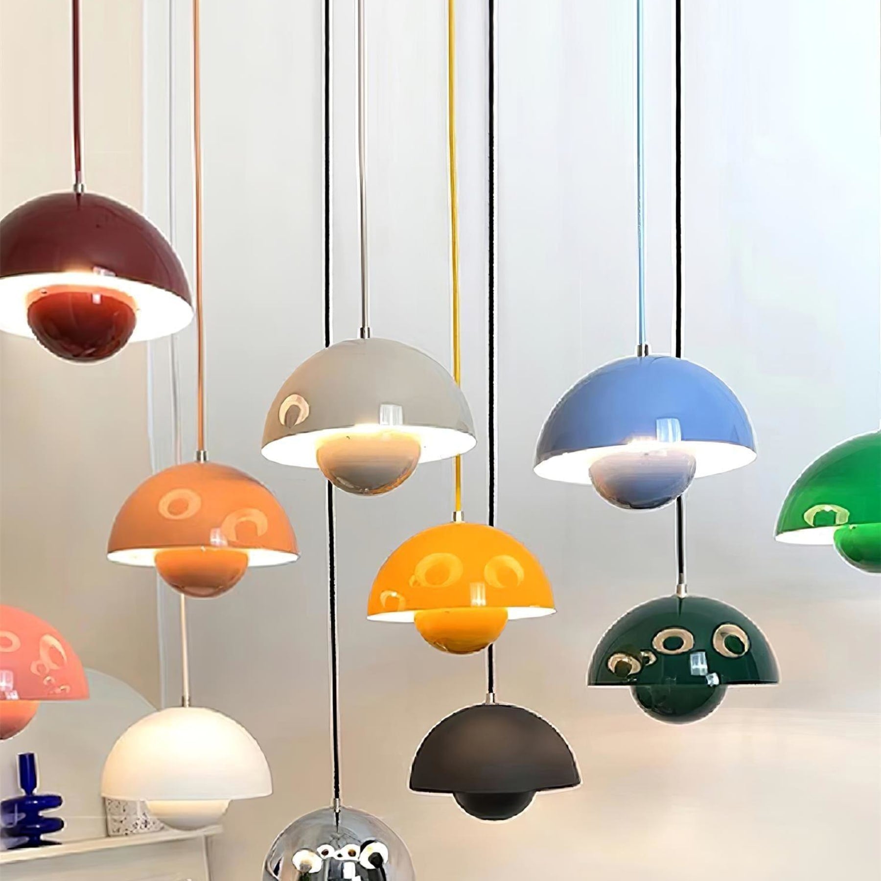 Modern Metal Pendant Light With Adjustable Color Temperature — Greenwich Home & Living