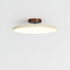 Retro Metal Semi-Flush Mount Ceiling Light With Three-Color Light — Greenwich Home & Living