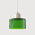 Modern Glass Pendant Light for Dining Room and Kitchen in Green — Greenwich Home & Living