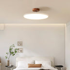 Retro Metal Semi-Flush Mount Ceiling Light With Three-Color Light — Greenwich Home & Living