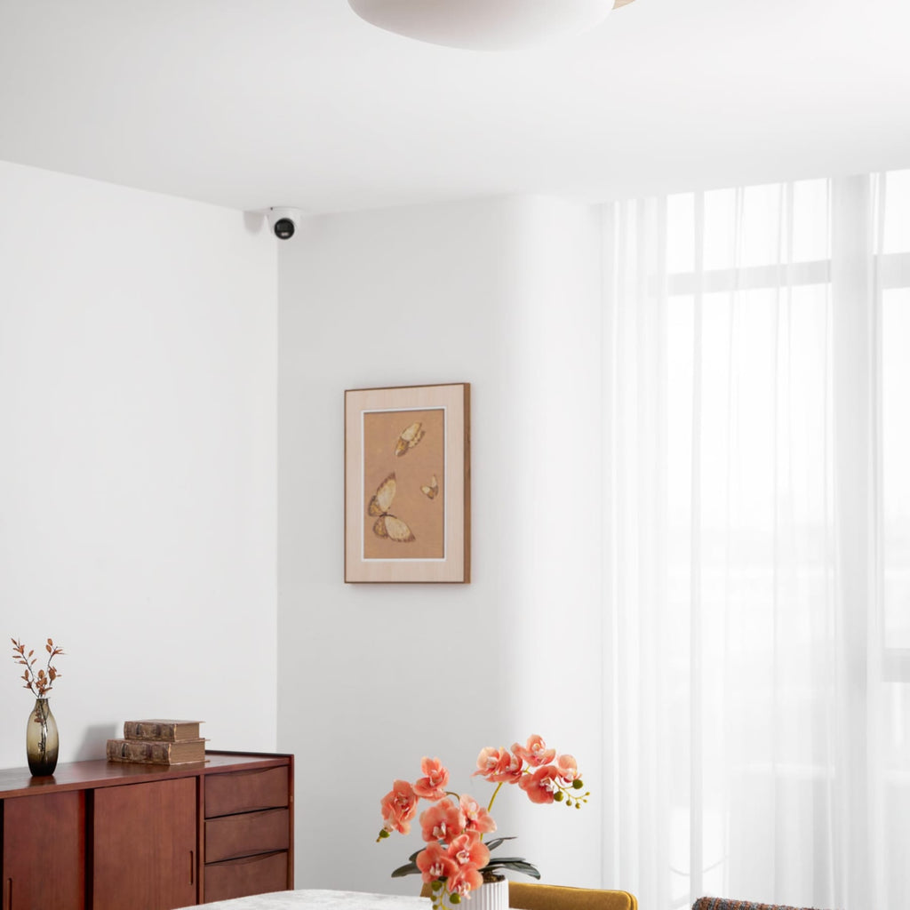Scandinavian Wood Flush Mount Ceiling Light With Adjustable Color Temperature — Greenwich Home & Living