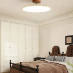 Retro Metal Semi-Flush Mount Ceiling Light With Three-Color Light — Greenwich Home & Living