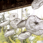 Contemporary Glass Pendant Light With Warm White Glow for Living & Dining Rooms — Greenwich Home & Living