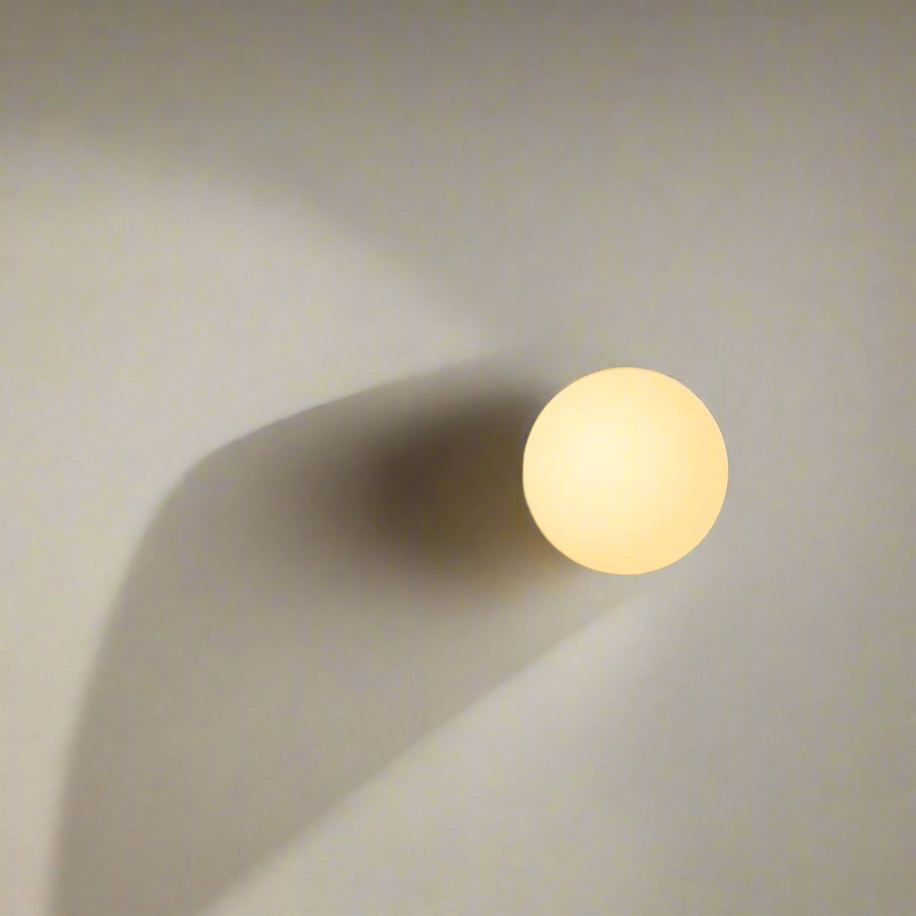 Minimalist Glass Wall Light With Warm White Glow — Greenwich Home & Living