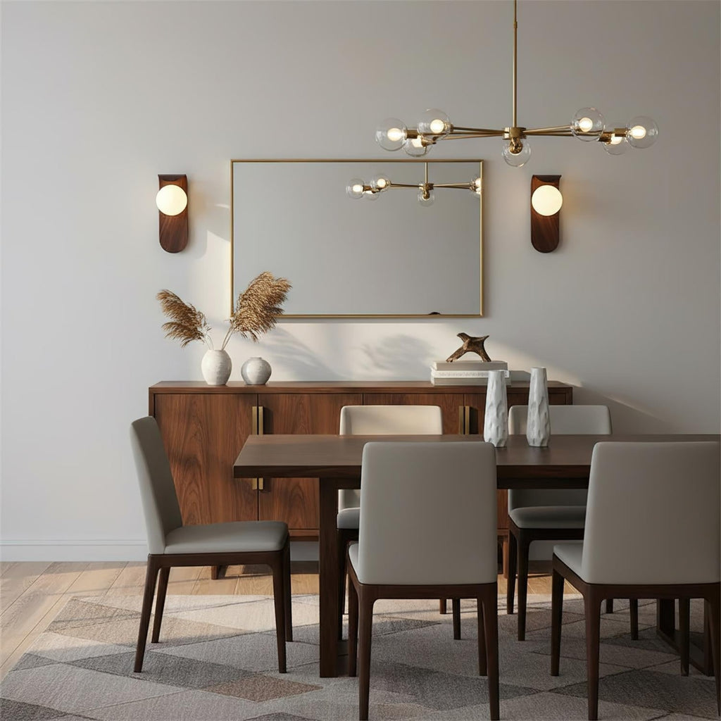 Minimalist Wood Wall Light With Tri-Color Changing Glow — Greenwich Home & Living