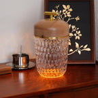 Contemporary Glass Table Lamp With Adjustable Color Temperature — Greenwich Home & Living