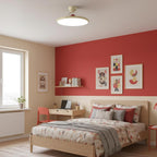 Retro Iron and Acrylic Semi-Flush Ceiling Light With Dimmable Color — Greenwich Home & Living