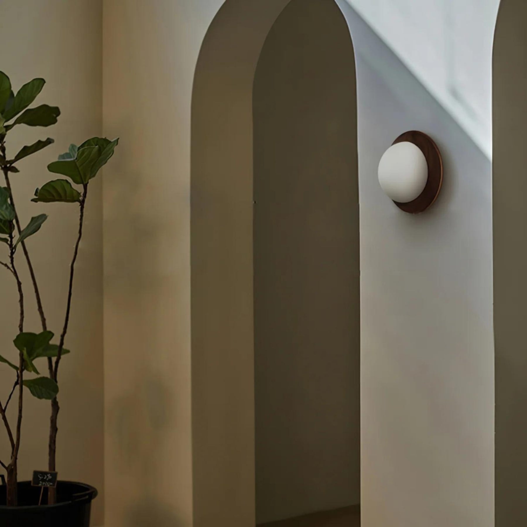 Minimalist Wood Wall Light With Selectable Color Temperature — Greenwich Home & Living