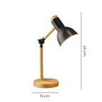 Scandinavian Wood Table Lamp With Three-Color Dimmable Light — Greenwich Home & Living