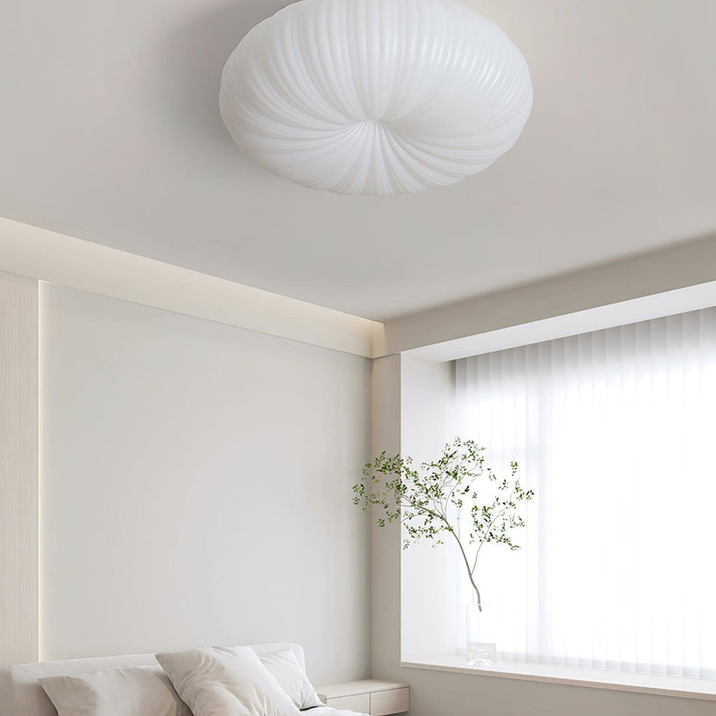 Minimalist Flush Mount Ceiling Light With Tri-Color Light Living Room — Greenwich Home & Living