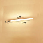 Modern Wood Wall Sconce With Acrylic Glow — Greenwich Home & Living