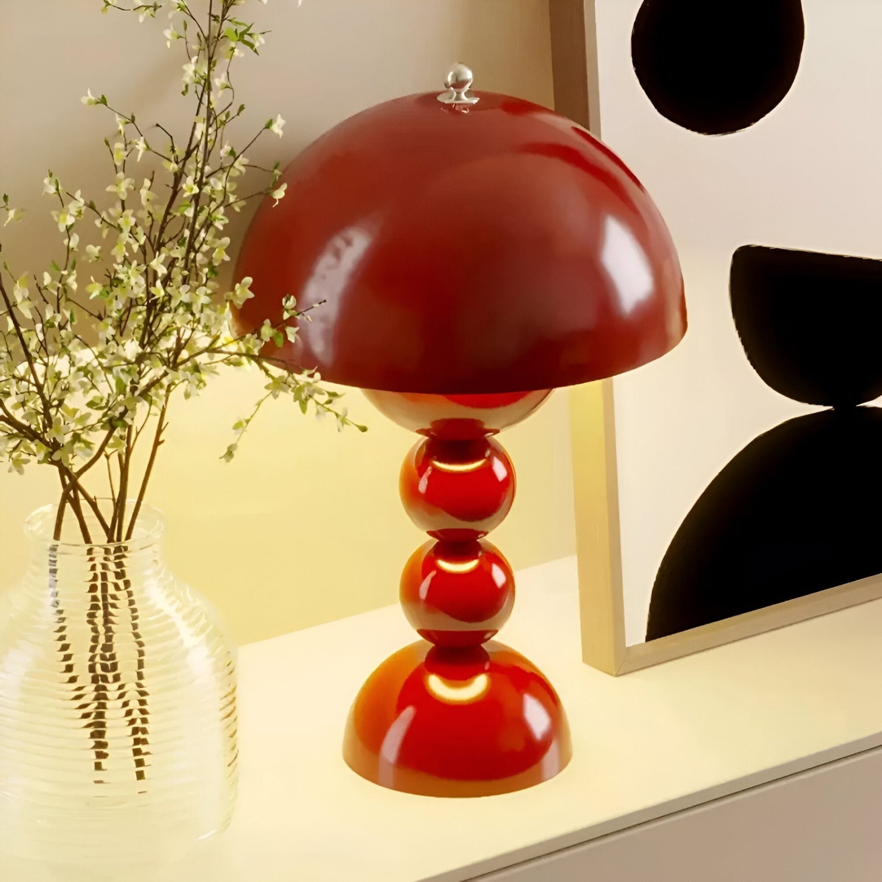 Modern Matte Metal Table Lamp for Living Room and Bedroom — Greenwich Home & Living