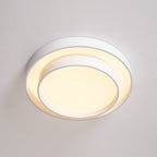 Minimalist Metal Flush Mount Ceiling Light With Bright Daylight LED — Greenwich Home & Living