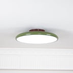 Retro Metal Semi-Flush Mount Ceiling Light With Three-Color Light — Greenwich Home & Living