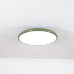 Retro Metal Semi-Flush Mount Ceiling Light With Three-Color Light — Greenwich Home & Living