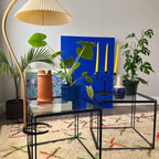 Scandinavian Wood Floor Lamp With Fabric Shade for Living Room — Greenwich Home & Living