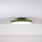 Retro Metal Semi-Flush Mount Ceiling Light With Three-Color Light — Greenwich Home & Living