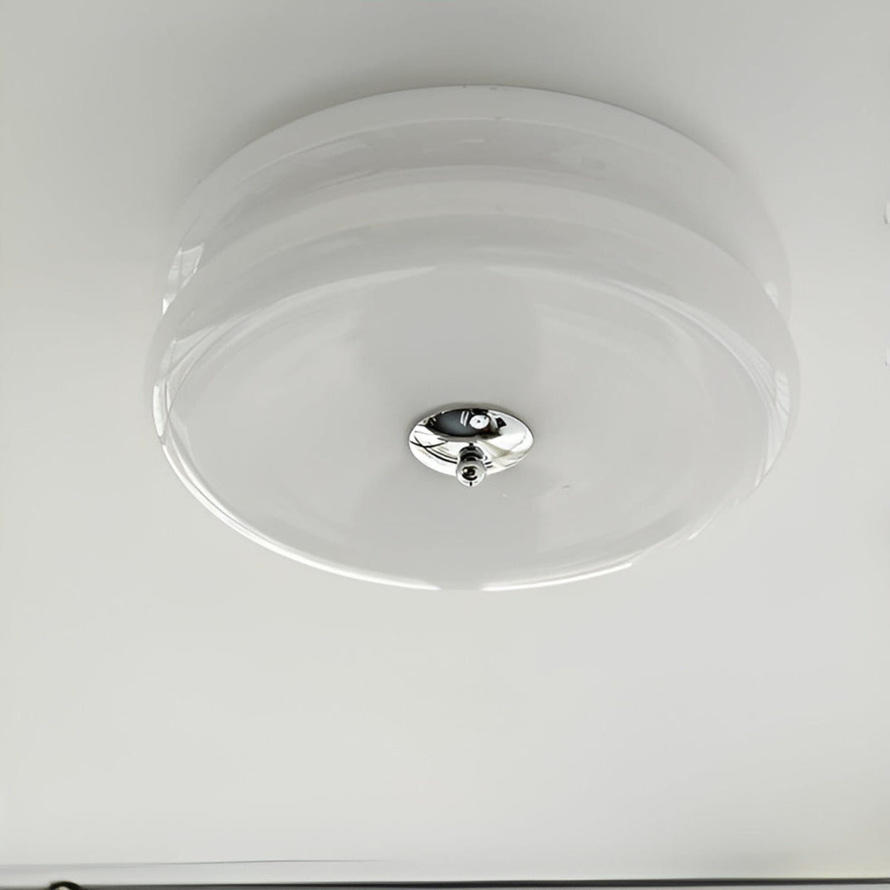 Retro Glass Flush Mount Ceiling Light With Adjustable Color Temperature — Greenwich Home & Living