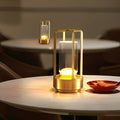 Minimalist Metal Table Lamp With Tri-Color Dimming for Living Room and Bedroom in Gold — Greenwich Home & Living