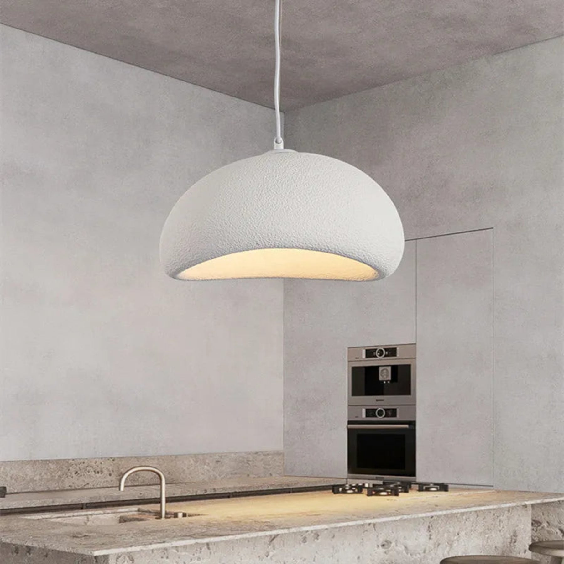 Minimalist Polystyrene Pendant Light for Living Room and Dining Room — Greenwich Home & Living