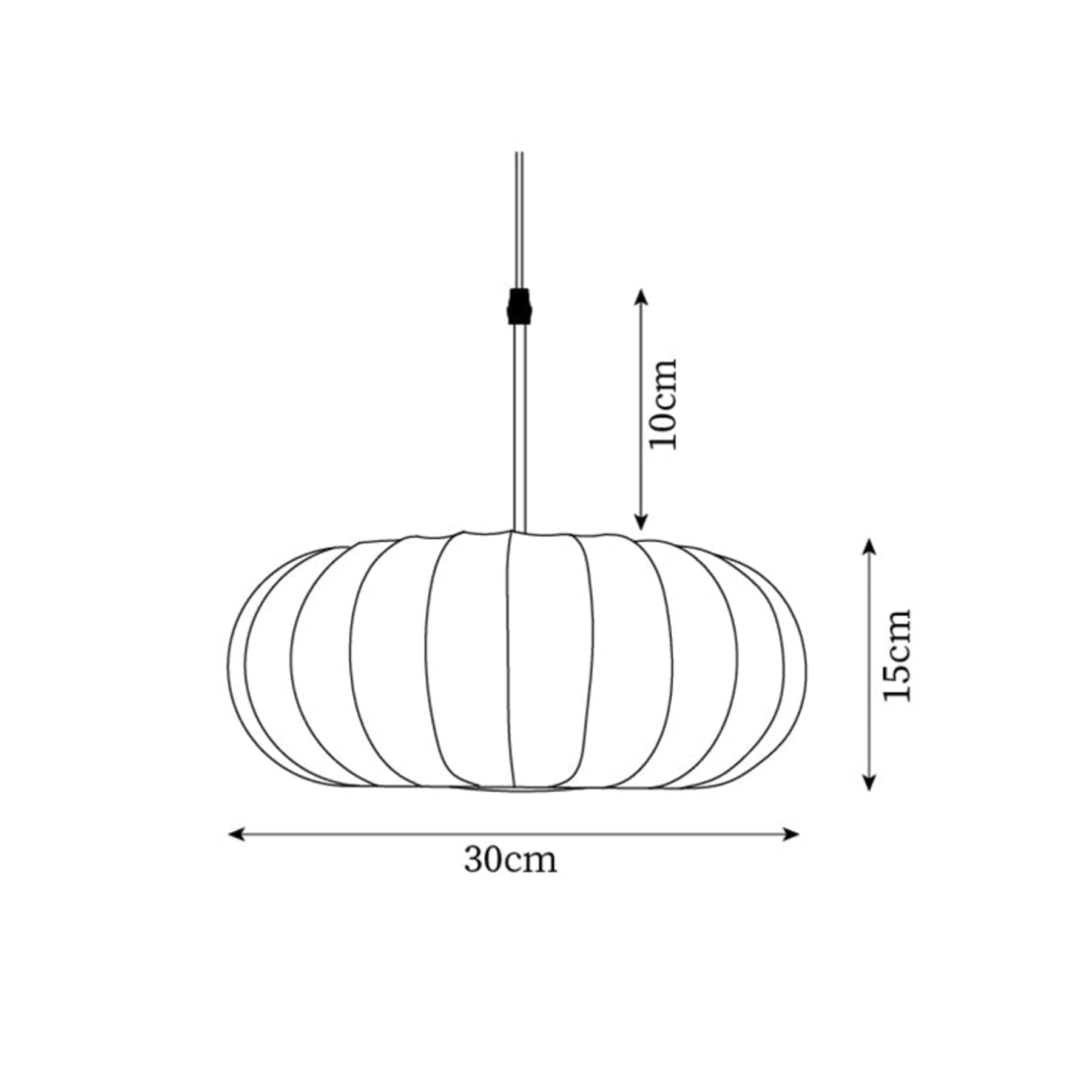 Modern Silk Fabric Pendant Light With Adjustable Color Temperature — Greenwich Home & Living