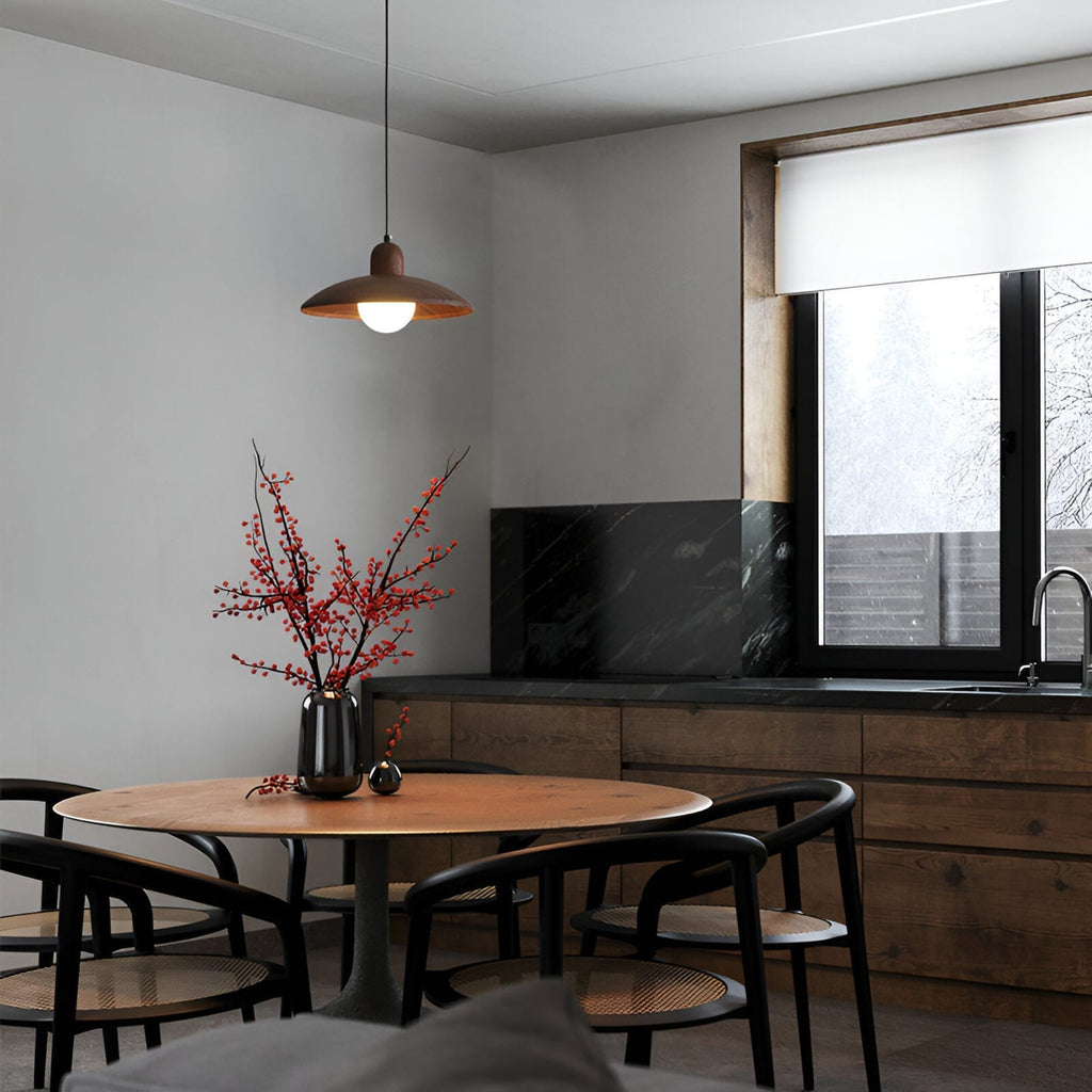 Scandinavian Wrought Iron Pendant Light With Tri-Color Lighting for Dining Room — Greenwich Home & Living