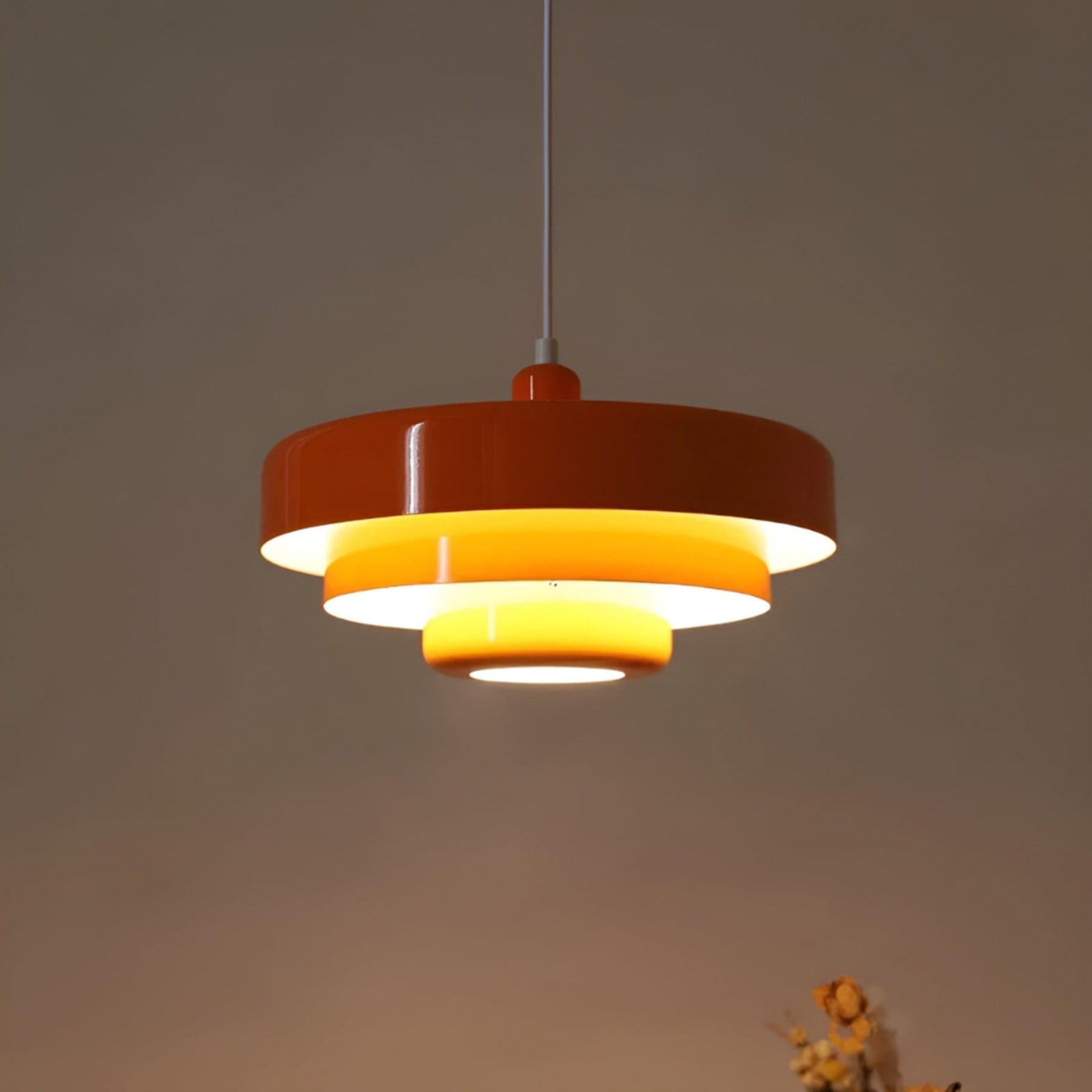 Retro Glass Pendant Light With Warm White Glow For Living And Dining Rooms — Greenwich Home & Living