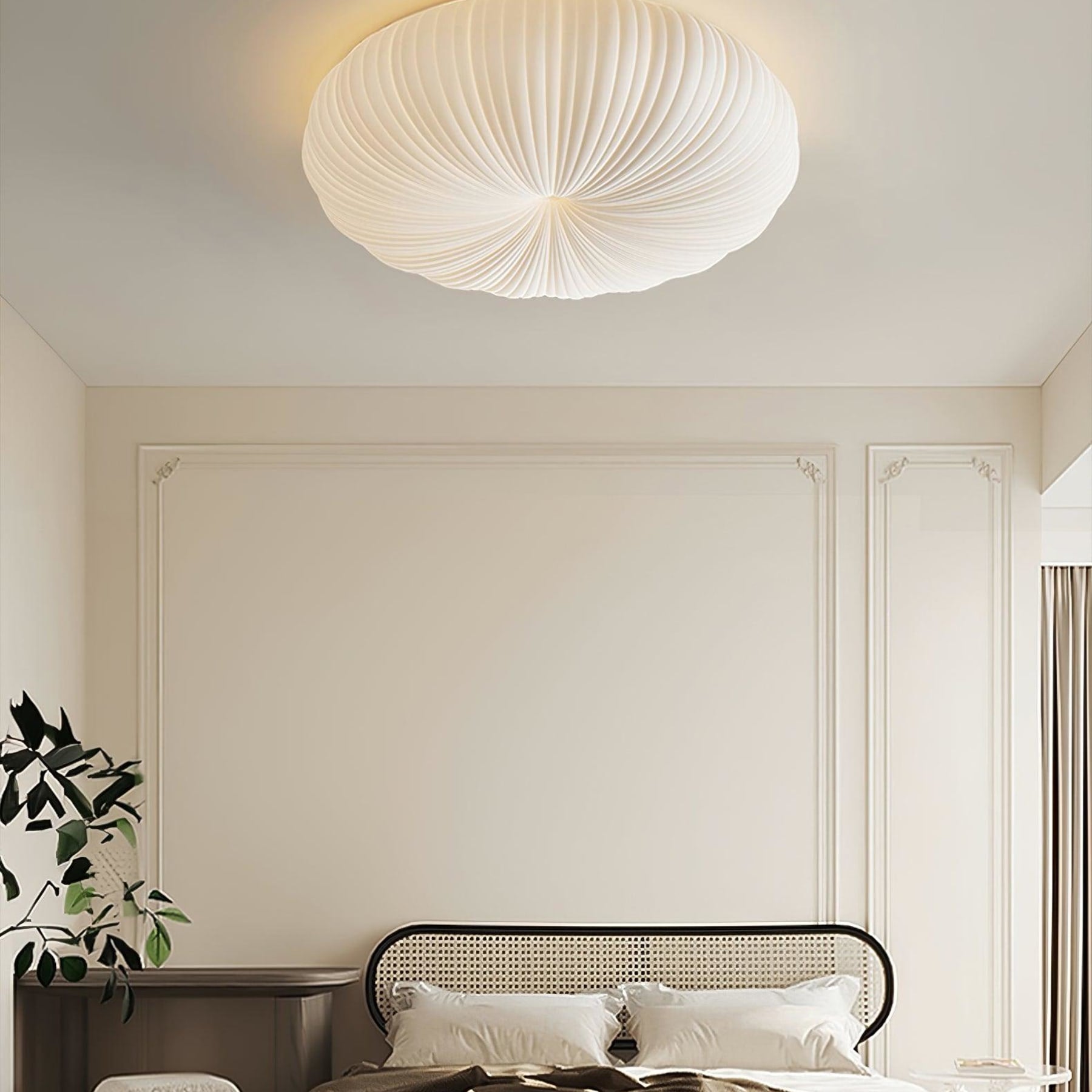 Minimalist Flush Mount Ceiling Light With Tri-Color Light Living Room — Greenwich Home & Living