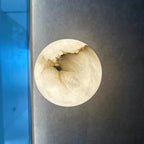 Contemporary Marble Wall Light With Warm Glow — Greenwich Home & Living