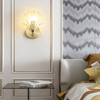 Contemporary Glass Wall Light With Warm Glow for Living Room — Greenwich Home & Living