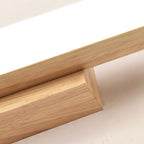 Modern Wood Wall Sconce With Acrylic Glow — Greenwich Home & Living
