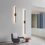 Minimalist Iron Linear Wall Light With Integrated LED for Living Room — Greenwich Home & Living
