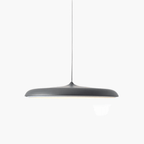 Minimalist Ironwork Pendant Light With Warm White Glow for Dining Room in Gray — Greenwich Home & Living