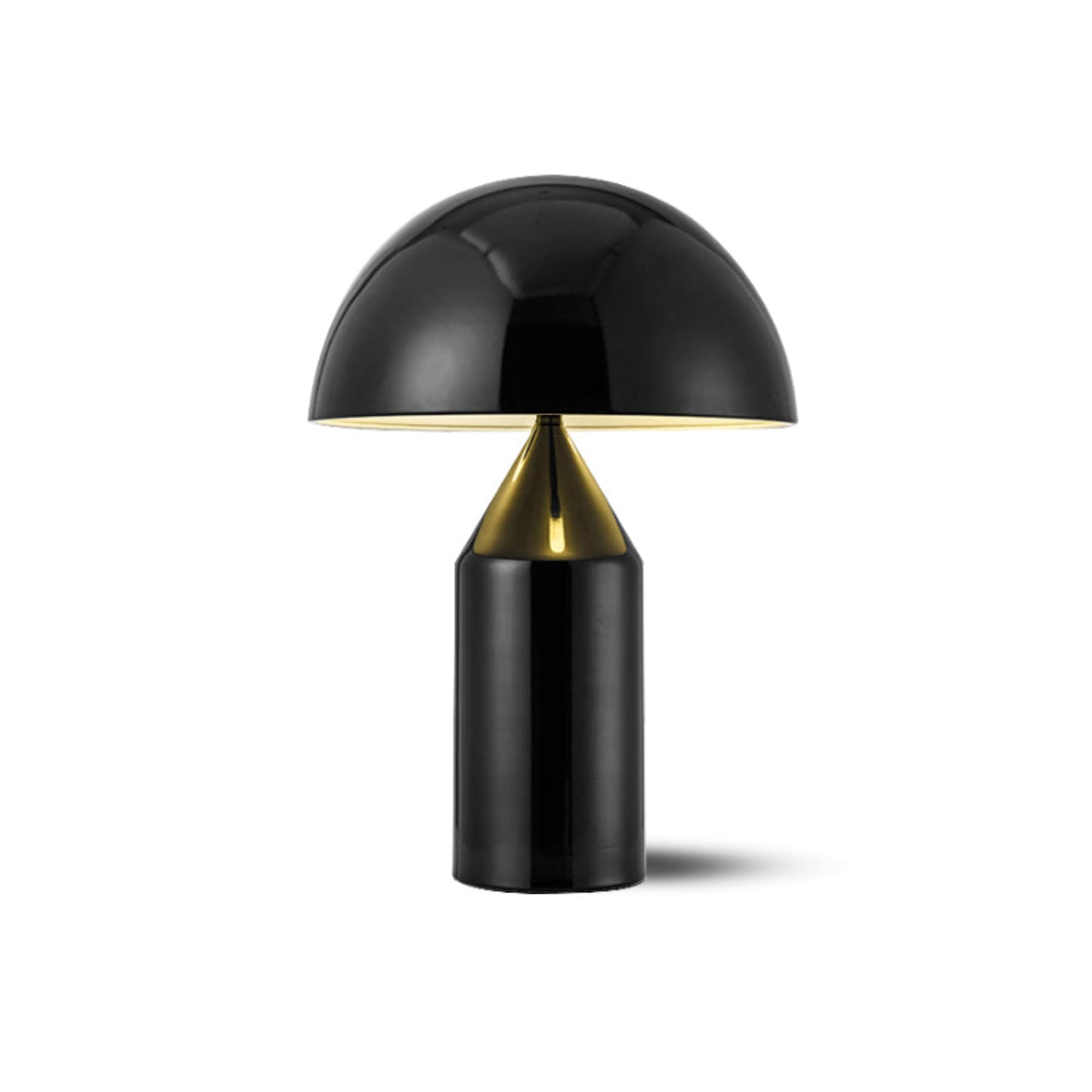 Modern Metal Table Lamp With Adjustable Color Temperature in Black — Greenwich Home & Living