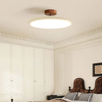 Retro Metal Semi-Flush Mount Ceiling Light With Three-Color Light — Greenwich Home & Living