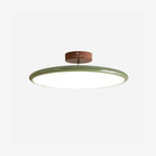 Retro Metal Semi-Flush Mount Ceiling Light With Three-Color Light — Greenwich Home & Living