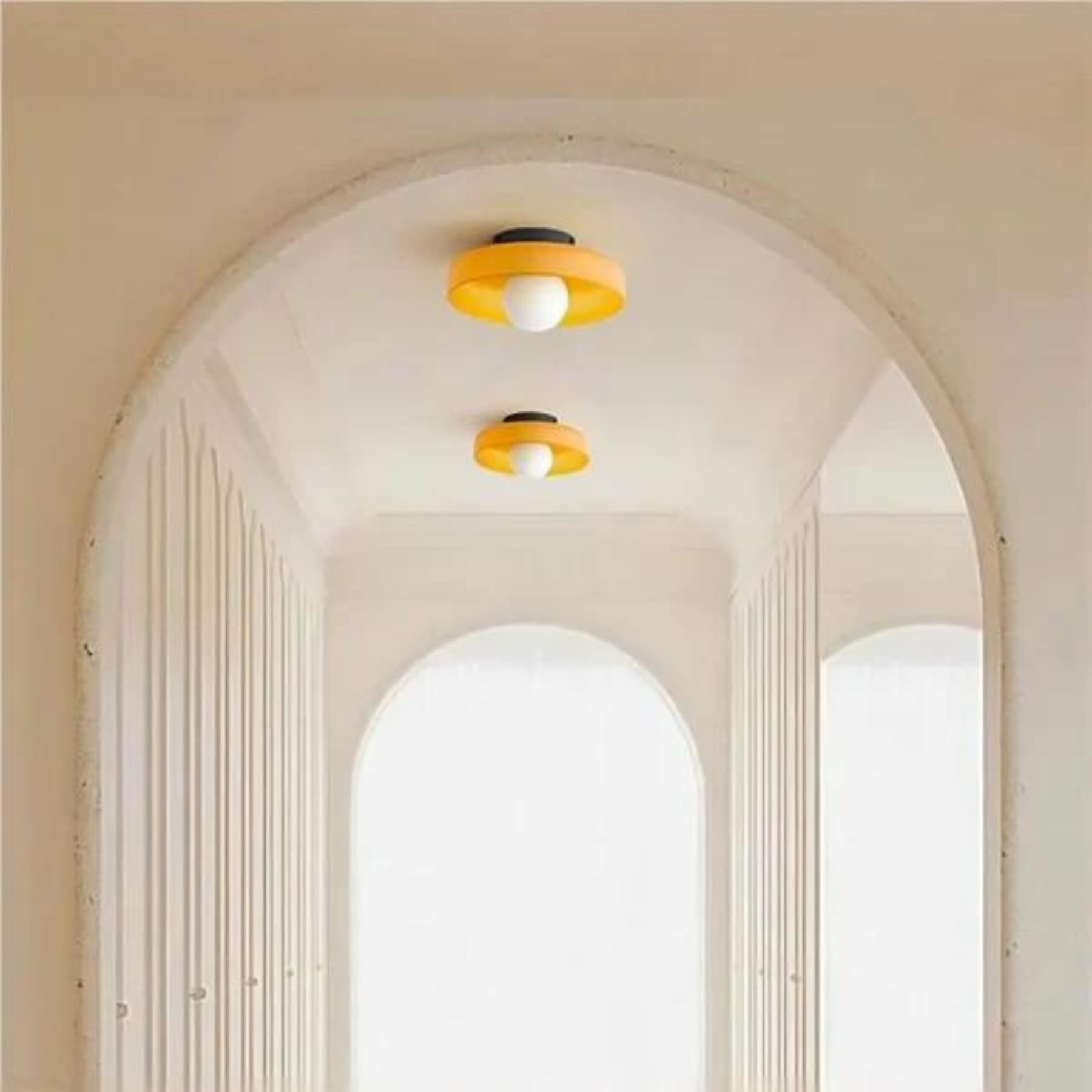 Contemporary Glass Bowl Ceiling Light for Living Room — Greenwich Home & Living