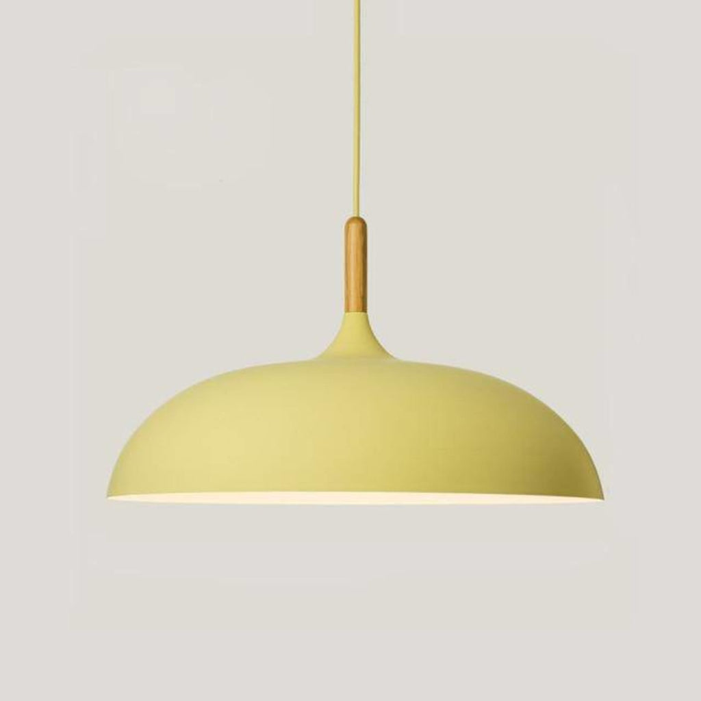 Scandinavian Wrought Iron Pendant Light for Dining Room and Kitchen in Yellow — Greenwich Home & Living