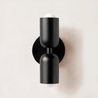 Modern Ceramic Wall Light for Living Room and Bedroom in Black/Black/Black — Greenwich Home & Living