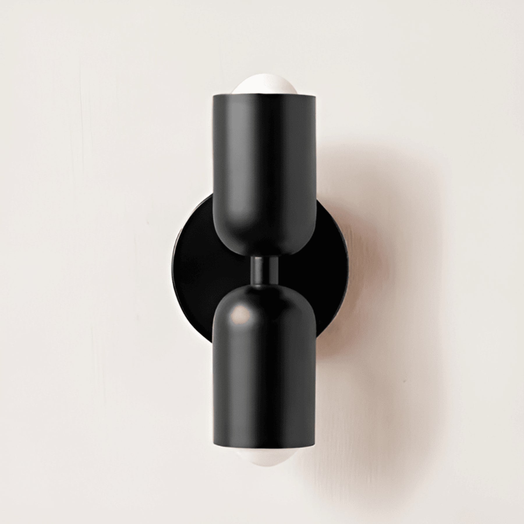 Modern Ceramic Wall Light for Living Room and Bedroom in Black/Black/Black — Greenwich Home & Living