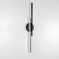 Minimalist Aluminum Wall Light With Adjustable Color Temperature in Black — Greenwich Home & Living