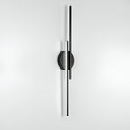 Minimalist Aluminum Wall Light With Adjustable Color Temperature in Black — Greenwich Home & Living