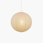 Minimalist Round Lantern Pendant Light With Warm Bulb Included for Living Room — Greenwich Home & Living
